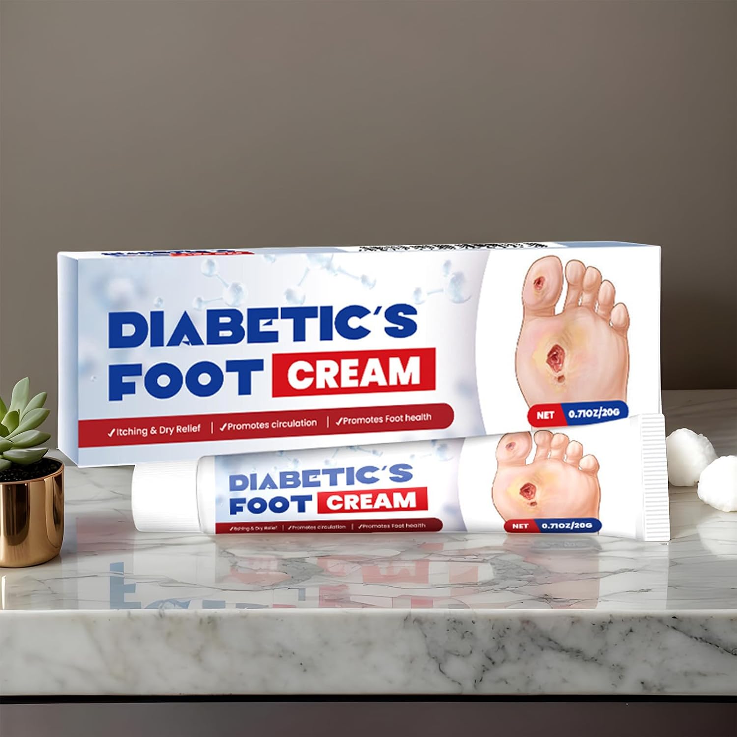 كريم العناية بالقدمين لمرضى السكري 20 جم
