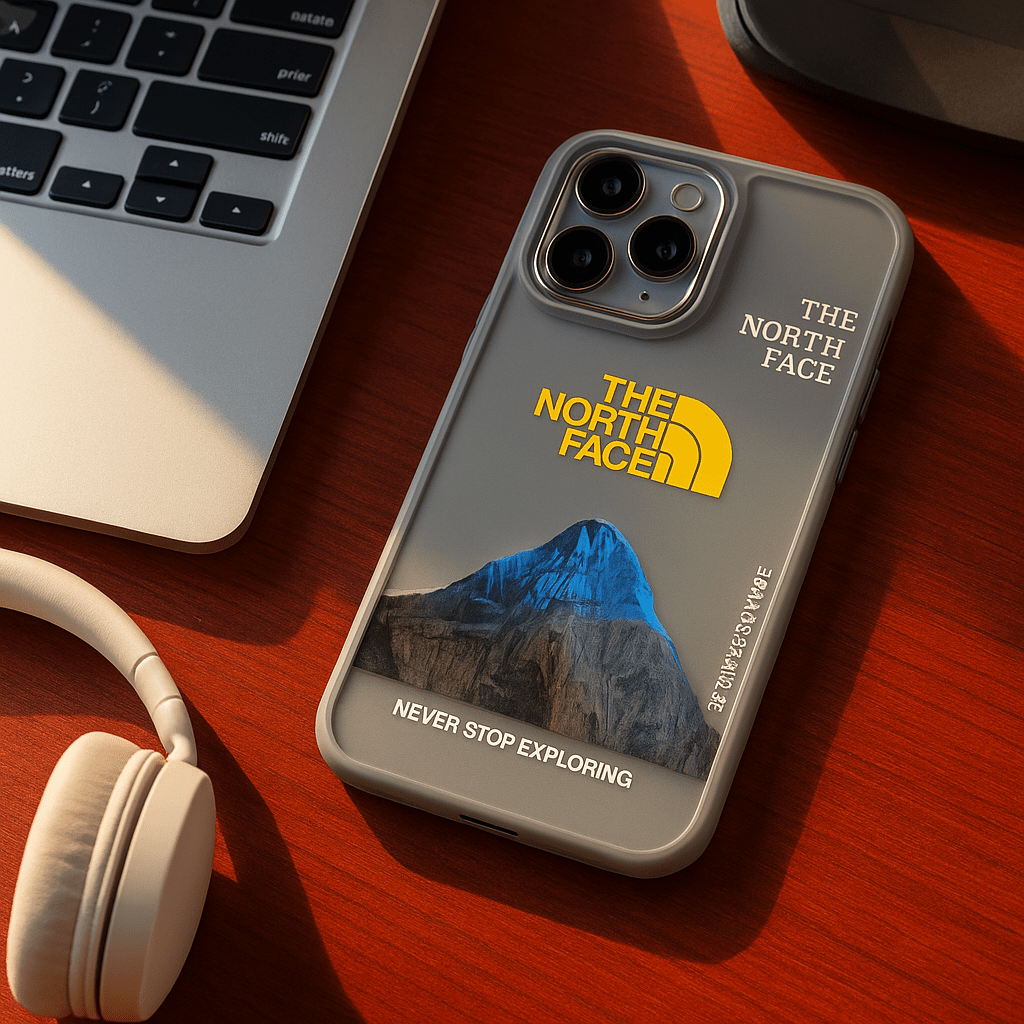 كفر حماية آيفون The North Face بتصميم جبل K2