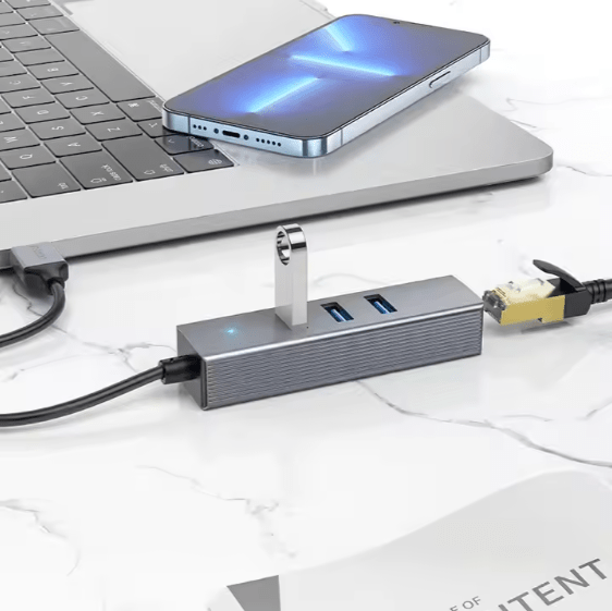 محول Hoco HB28 متعدد الوظائف 6 في 1 USB-C