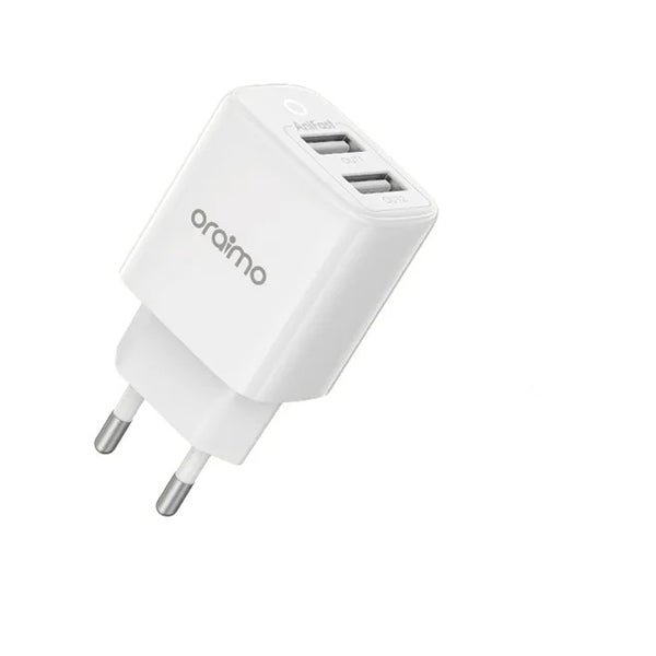 شاحن حائط Oraimo بمنفذي USB وشحن 12 واط