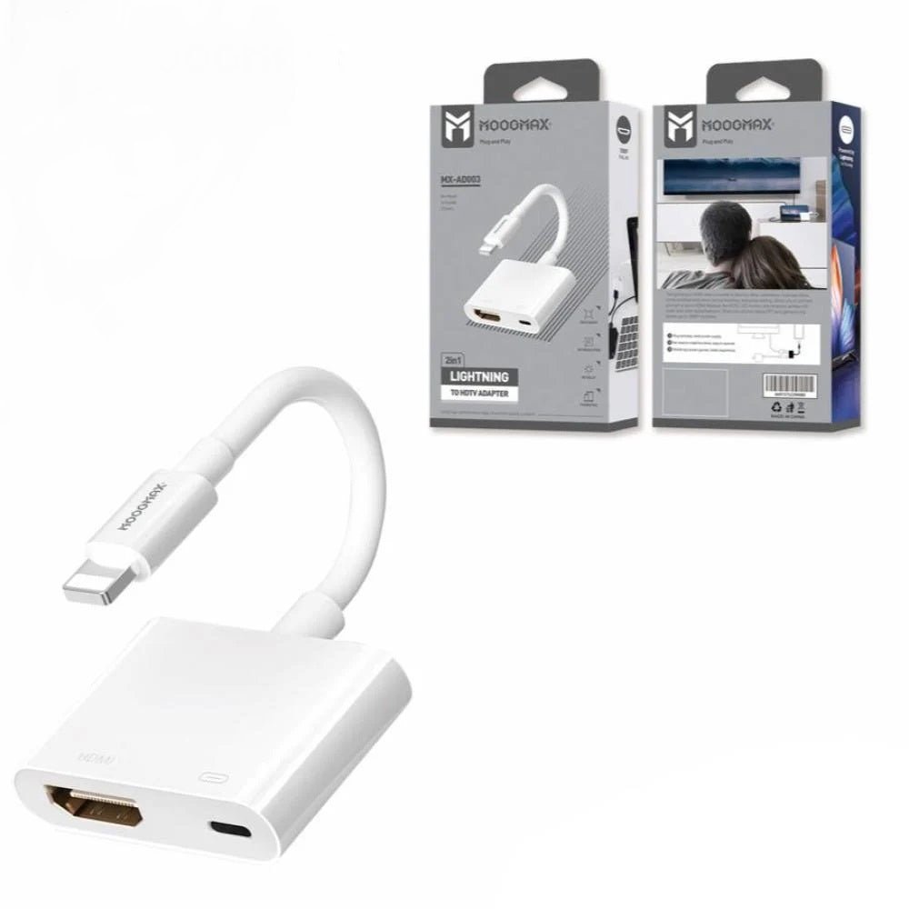 محول لايتنينغ إلى HDMI لعرض شاشة iPhone وiPad