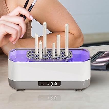 جهاز تنظيف النظارات متعدد الوظائف مع تنظيف 360 درجة