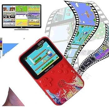 وحدة ألعاب فيديو ريترو متعددة الألوان بتوصيل HDMI وAV