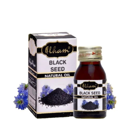 زيت حبة البركة الطبيعي 60 مل للعناية بالبشرة والشعر