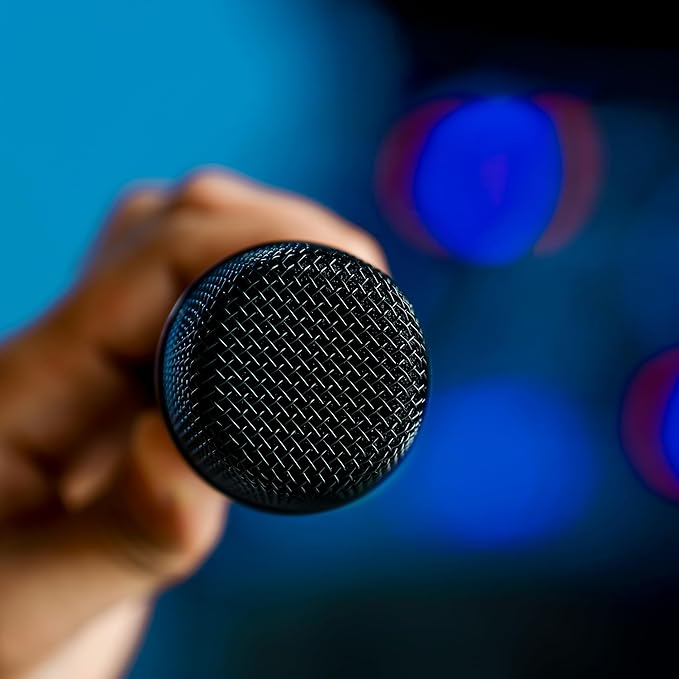 ميكروفون ديناميكي سلكي للصوت الواضح والغناء