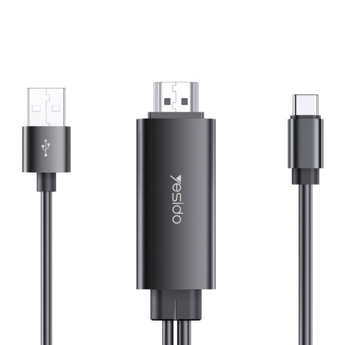 محول كابل USB-C إلى HDMI لعرض شاشة الجوال واللابتوب