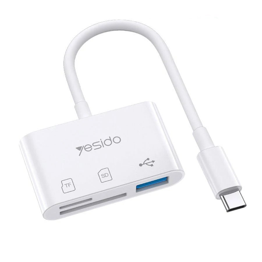 محول OTG من USB-C إلى منفذي USB 3.0 للهواتف والأجهزة اللوحية