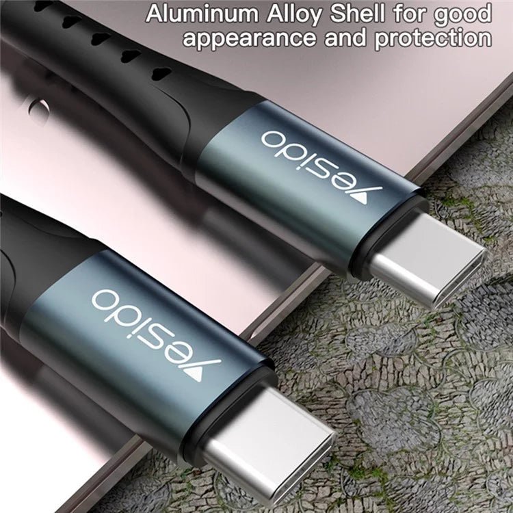 كابل بيانات وشحن USB-C بطول 2 متر وقدرة 60 واط